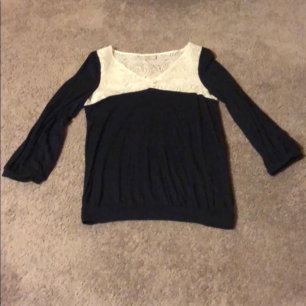 Anthropologie 3/4 top